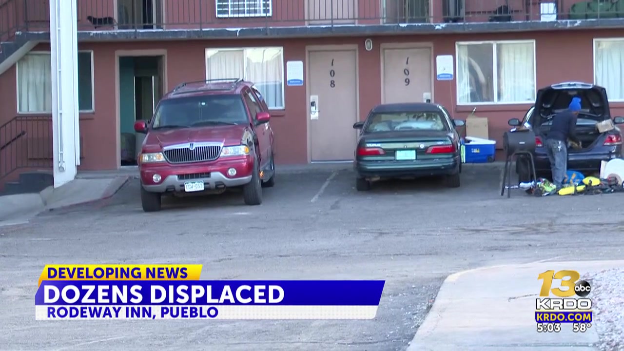 Dozens displaced from Roadway Inn in Pueblo due to health code violations